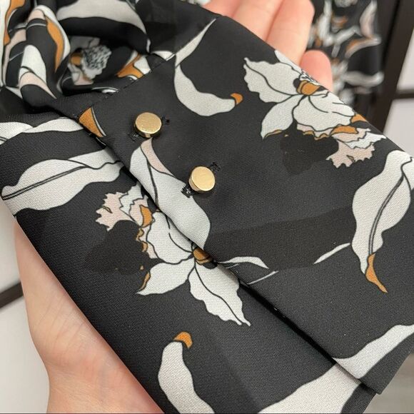 [4] NWT Acler Garber Dress Wedding Guest Floral Print Long Sleeve Maxi Dress - Picture 11 of 16